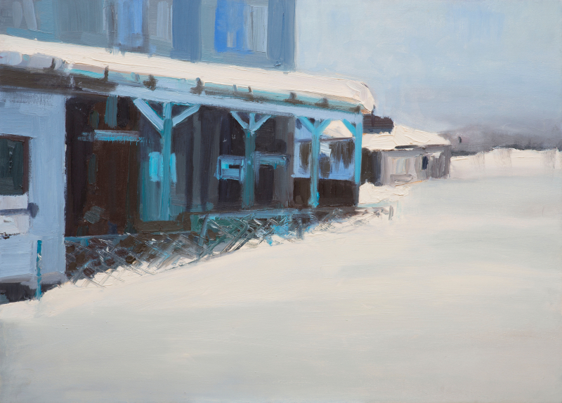 Oil painting, Railway Impression XXI